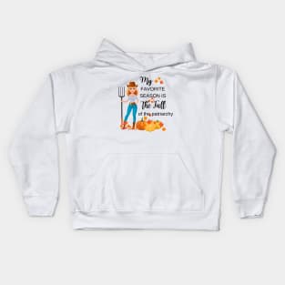 My favorite season is the fall of the patriarchy Kids Hoodie